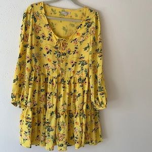 Chelsea & Violet yellow floral dress